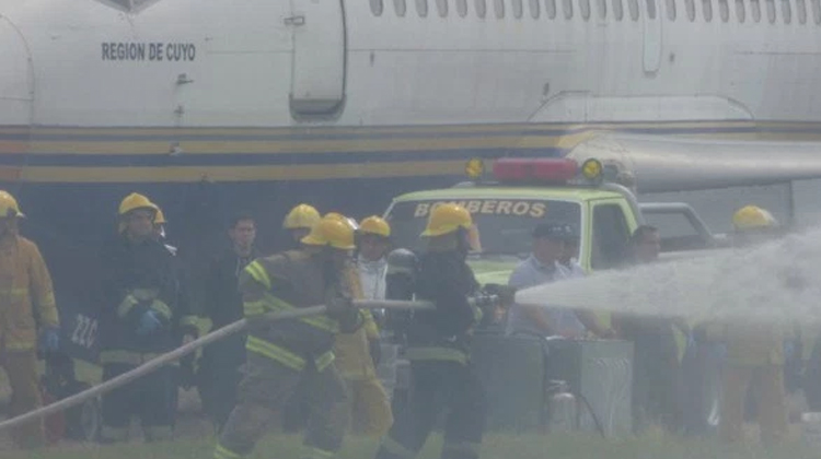 ANAC organizó un simulacro en el Aeropuerto Córdoba