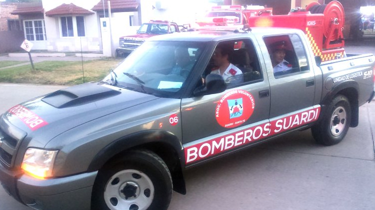 Nueva unidad de Bomberos Voluntarios de Suardi