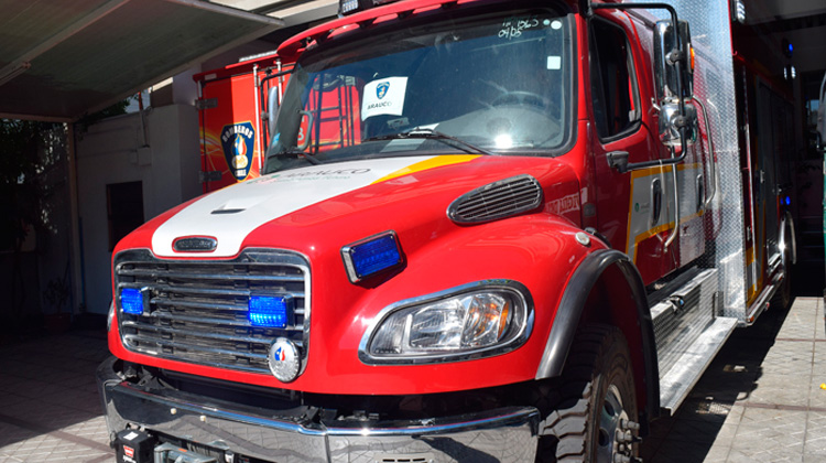 Entregan carros a Cuerpos de Bomberos de Arauco y Putaendo