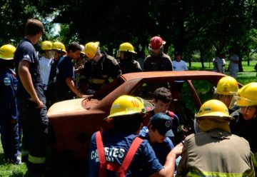 Encuentro Provincial de Cadetes de Bomberos en Alpachiri