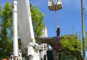 Curso rescate con cuerdas de Bomberos Voluntarios