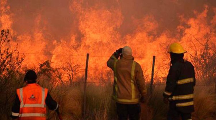 Un incendio arrasó más de 40 mil hectáreas en La Pampa