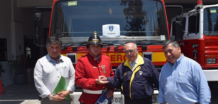Carros en préstamo a Bomberos de Collipulli y de Florida
