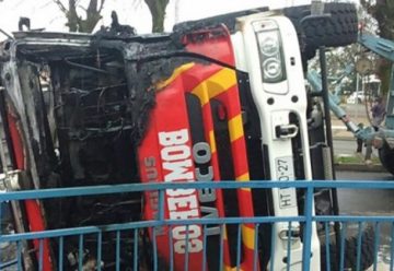 Maquinista de carro bomberil siniestrado pide ser reintegrado