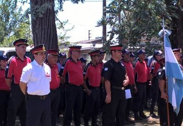 Celebraron el primer año de vida de los bomberos de El Peligro