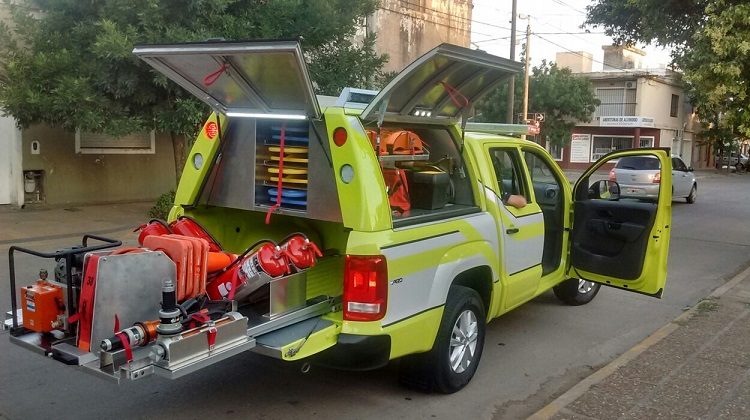 Los Bomberos de Venado Tuerto presentaron una nueva unidad