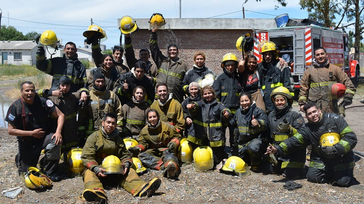 Aspirantes a bomberos realizaron sus ejercicios prácticos finales