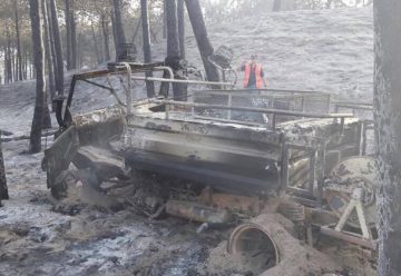 Bomberos de Pinamar perdieron un movil por el fuego