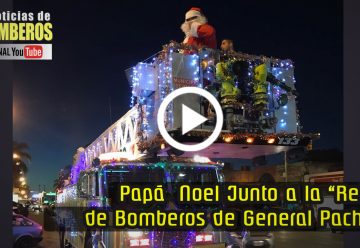 ESPECIALES: Papá Noel junto a la “Reina” de Bomberos de General Pacheco