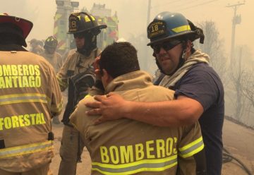 Bombero falleció durante combate de incendio forestal