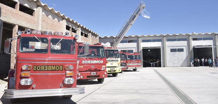 Inauguraron el Cuartel Central de Bomberos de Comodoro Rivadavia