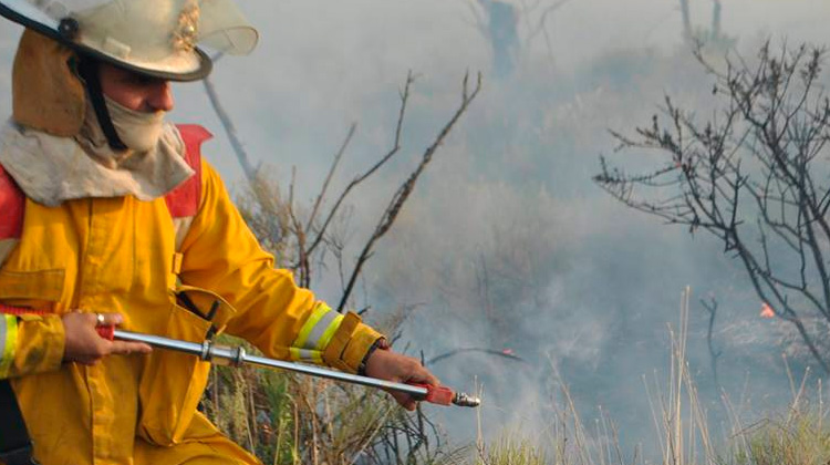 Se activaron diez focos de incendio en La Pampa