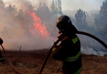 Agresiones a Bomberos durante combate de incendios en Portezuelo