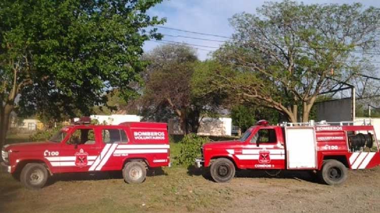 Un bombero lesionado en un incendio en Valle Viejo