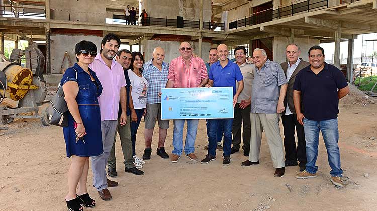 Avanza la obra del nuevo cuartel de bomberos de San Fernando