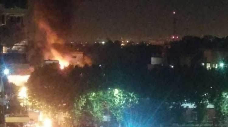 Incendio y explosión en depósito de lubricantes