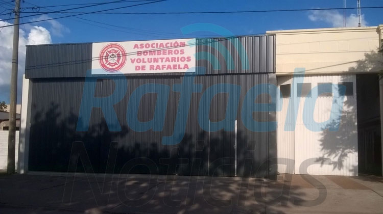 Roban elementos del cuartel de Bomberos Voluntarios de Rafaela