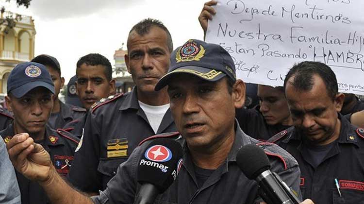 Bomberos de Iribarren protestaron para exigir ajuste salarial