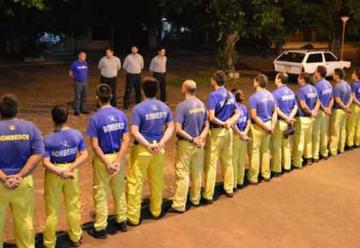 Instructores ANB realizan capacitación a bomberos paraguayos