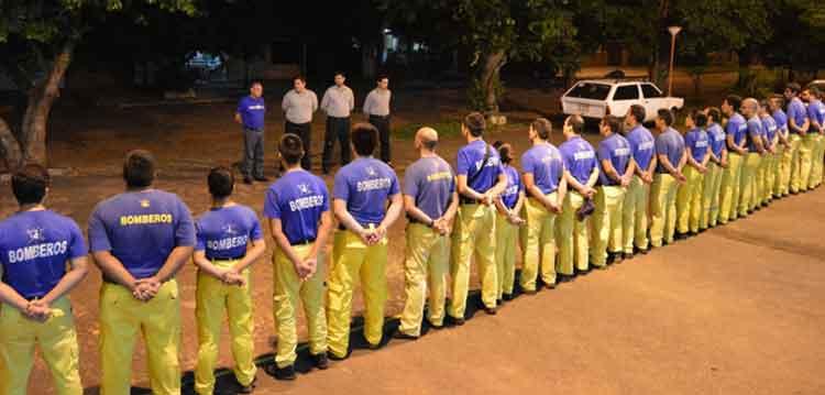 Instructores ANB realizan capacitación a bomberos paraguayos