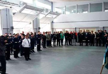 Emotivo homenaje a un año del fallecimiento bombero Gramajo