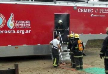 Llegará un simulador para capacitación de Bomberos de la región