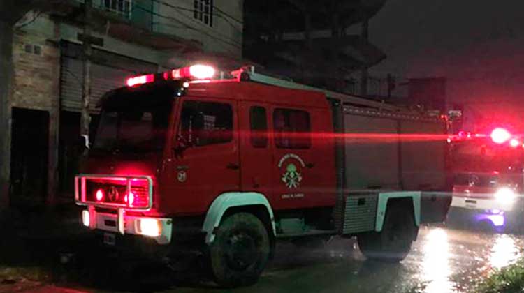 Incendio en un depósito textil en Lomas de Zamora