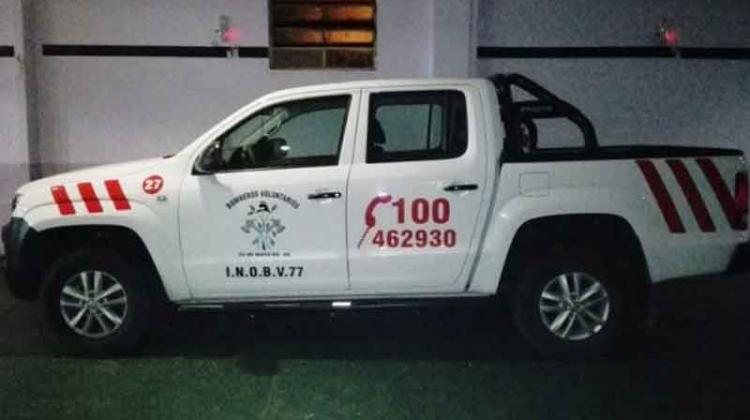 Bomberos de 25 de Mayo adquirió nueva camioneta y elementos
