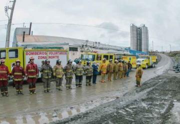 Homenaje al Bombero Diego Sánchez en Ushuaia