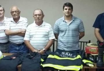 Bomberos Voluntarios de San Carlos presentó equipamiento