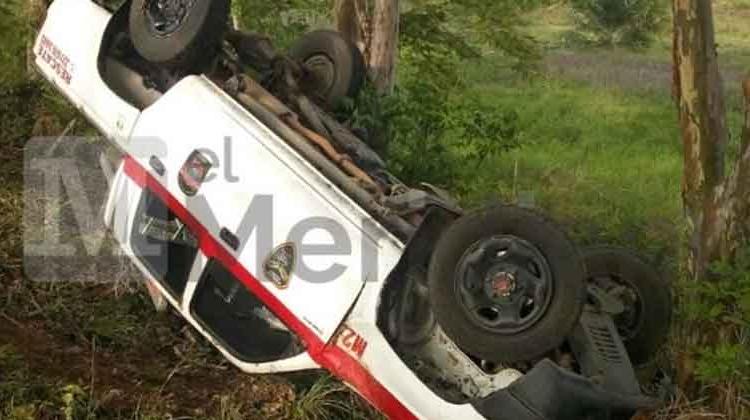 Se accidentó Carro de Bomberos de Tierralta