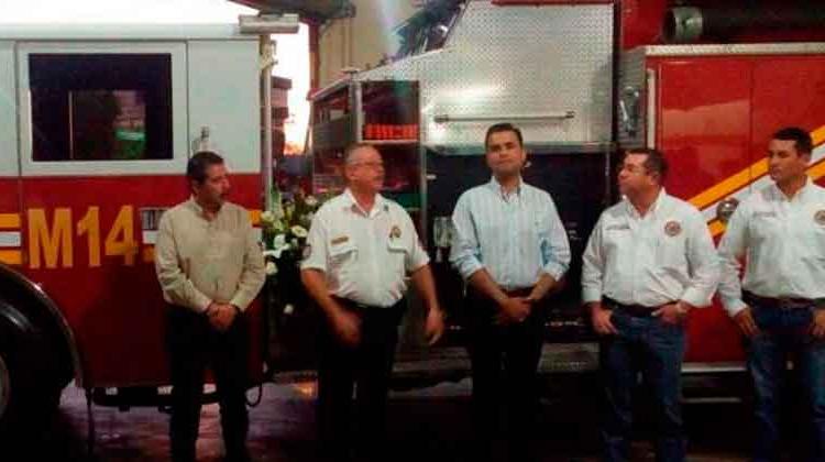 Reciben motobombas Bomberos de Salamanca y Romita