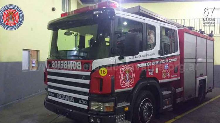 Nueva Unidad de Bomberos de Olavarria para incendio estructurales