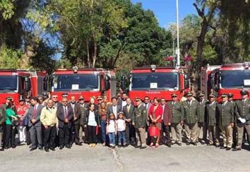 Bomberos de la Región de Atacama recibieron 10 nuevos carros