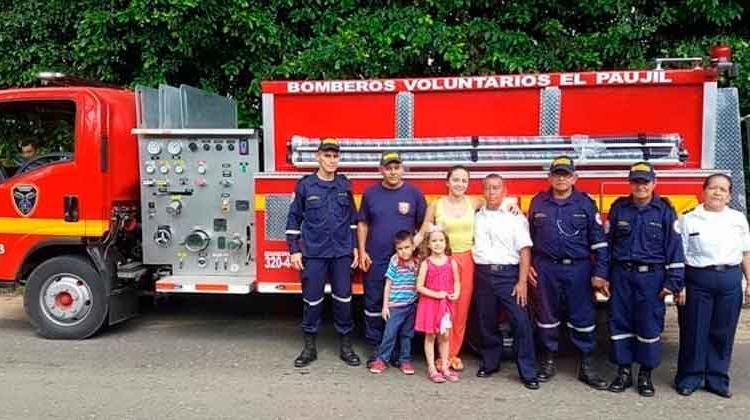 Entregaron moderno vehículo para Bomberos en El Paujil