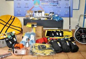 Bomberos de Benalmádena cuenta con nuevo equipamiento de rescate