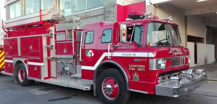 Langford Canadá dona camión de bomberos a Cabo San Lucas