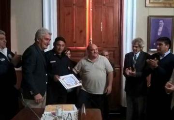 Reconocimiento a los bomberos voluntarios de Patagones