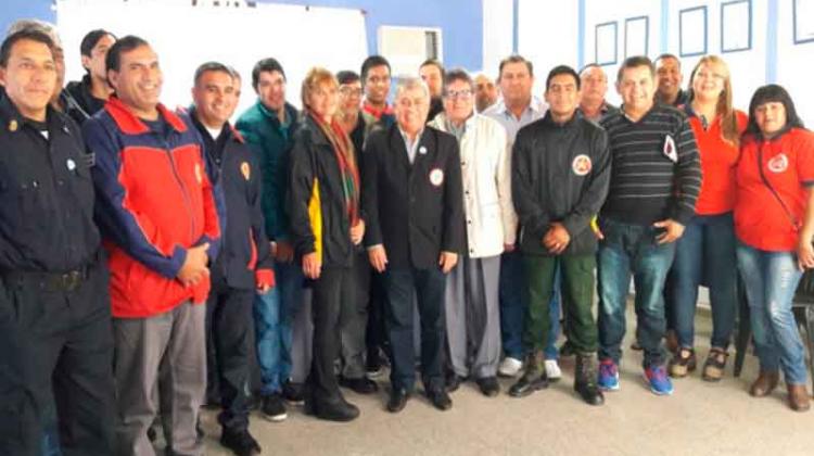 La Federación de Bomberos del Chaco se reunió en San Bernardo