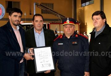 Distinción del Senado Bonaerense a Bomberos Voluntarios de Olavarría