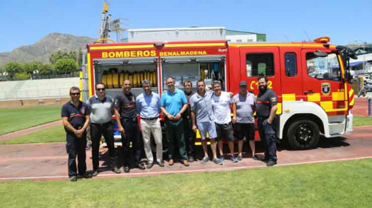 Nuevo vehículo para el parque de Bomberos de Benalmádena