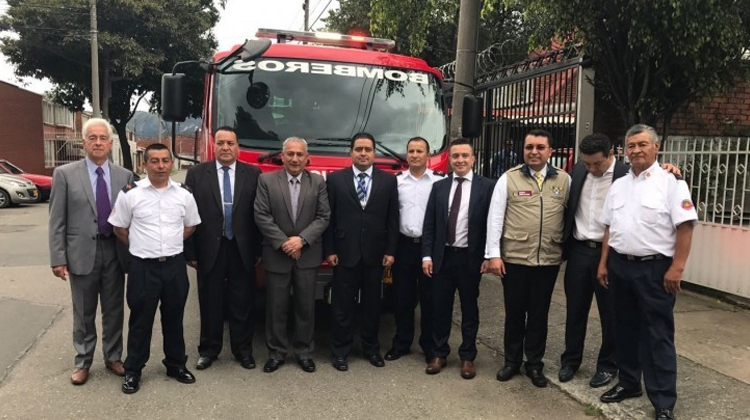 Cuerpo de Bomberos de Túquerres recibió moderna máquina