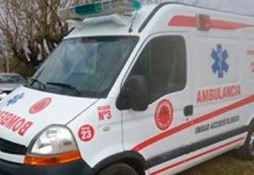 Bomberos de Carboni presento la nueva ambulancia