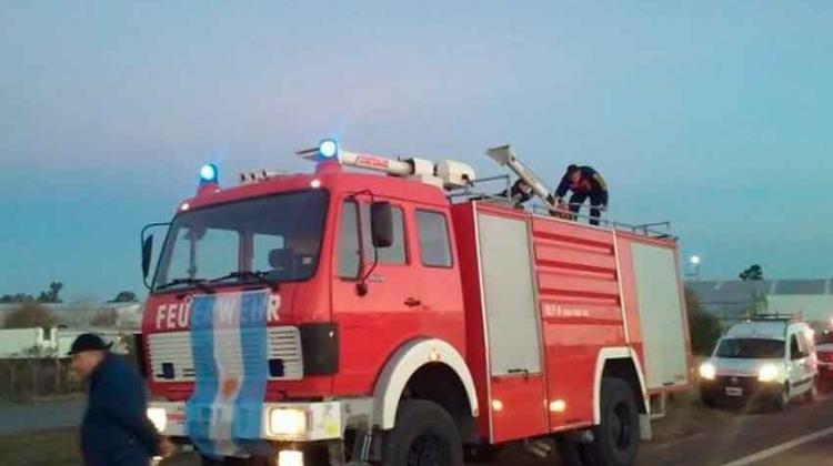 Nueva autobomba para bomberos de Concepción del Uruguay