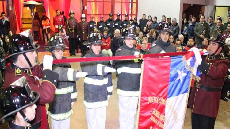 Quinta Compañía de Bomberos de Rancagua celebró su cincuentenario