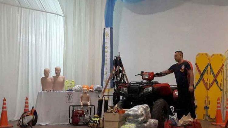 Bomberos Voluntarios de Concarán presentaron el nuevo equipamiento