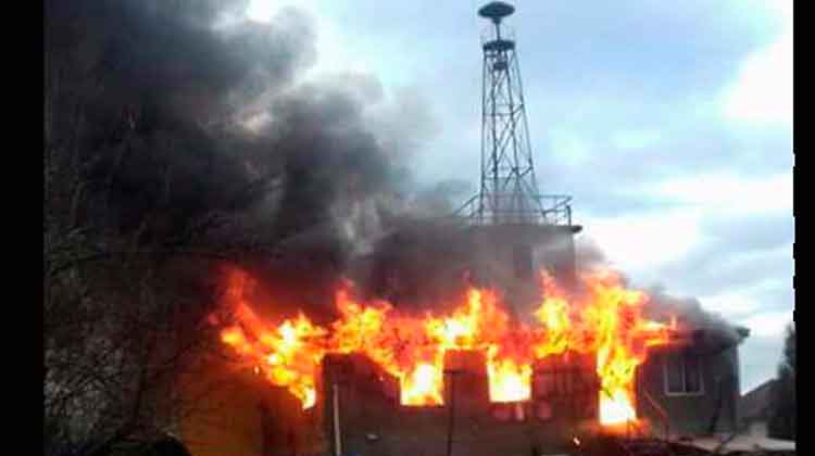 Incendio en Segunda Compañía de Bomberos de Río Bueno