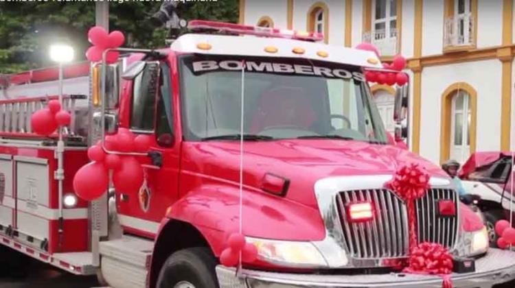 Bomberos de Barrancabermeja recibió nueva máquina