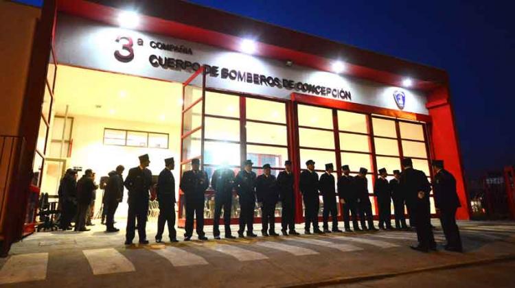 3ra Compañía de Bomberos de Concepción inaugura nuevo cuartel