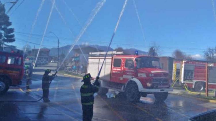 Carro Bomba reasignado a la novena Cía. de Bomberos de Pucura